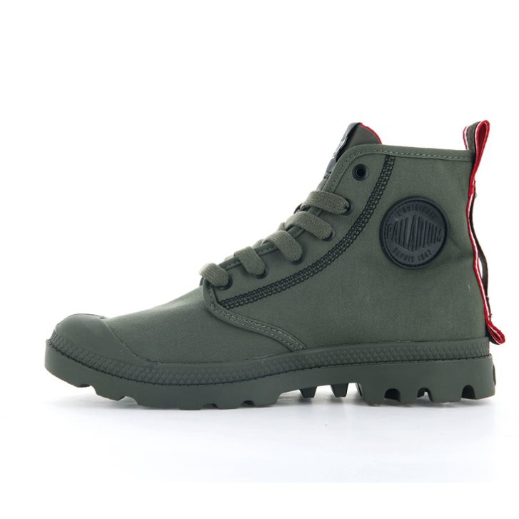 Pánské Boty Palladium Pampa Dare 2 Survive Olivy Zelené | CZ AWI-79H